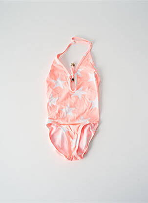 Costum de baie dintr-o singură piesă portocaliu PRINCESSE ILOU fată