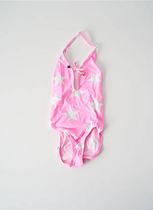 Costum de baie dintr-o singură piesă roz PRINCESSE ILOU fată