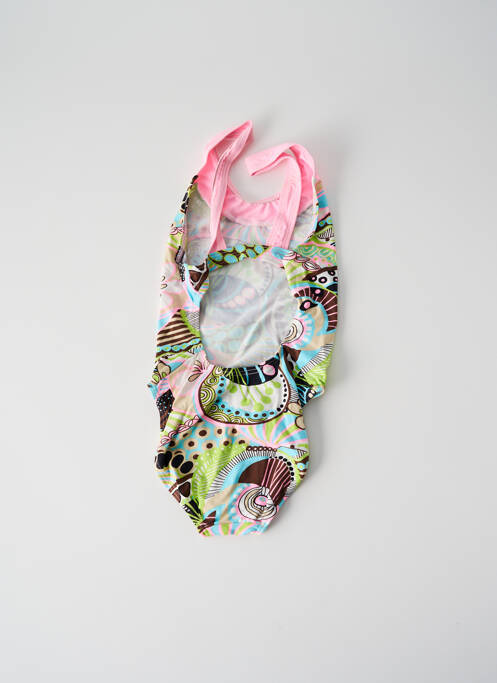 Costum de baie dintr-o singură piesă verde PRINCESSE ILOU fată