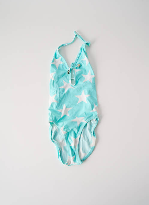 Costum de baie dintr-o singură piesă albastru PRINCESSE ILOU fată