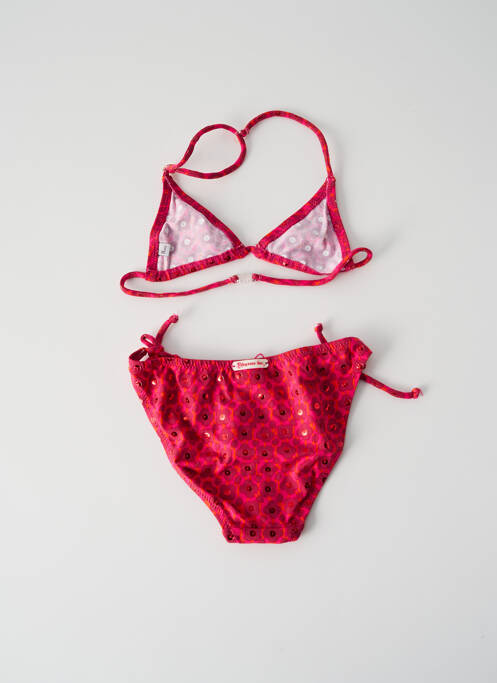 Costum de baie din două piese roz PRINCESSE ILOU fată