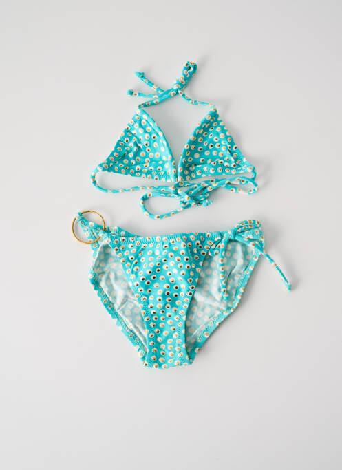 Costum de baie din două piese albastru PRINCESSE ILOU fată