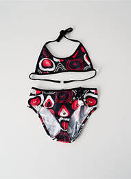 Costum de baie din două piese imprimeu fantezie negru PRINCESSE ILOU fille