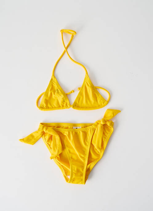 Costum de baie din două piese galben PRINCESSE ILOU fată
