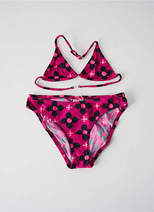 Costum de baie din două piese roz PRINCESSE ILOU fată