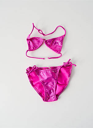 Costum de baie din două piese roz PRINCESSE ILOU fată