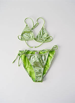 Costum de baie din două piese verde PRINCESSE ILOU fată