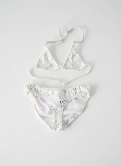 Costum de baie din două piese alb PRINCESSE ILOU fată