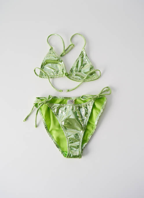 Costum de baie din două piese verde PRINCESSE ILOU fată