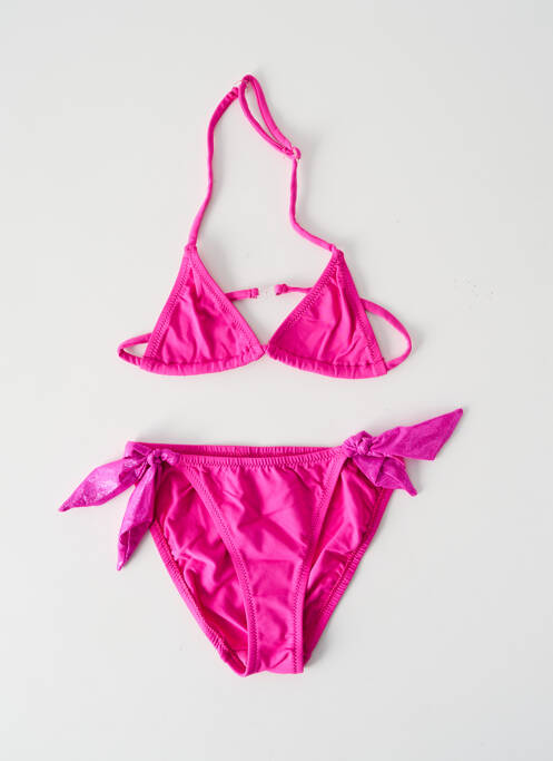 Costum de baie din două piese roz PRINCESSE ILOU fată