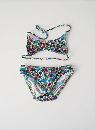 Costum de baie din două piese albastru PRINCESSE ILOU fată