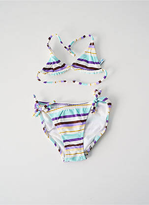 Costum de baie din două piese albastru PRINCESSE ILOU fată