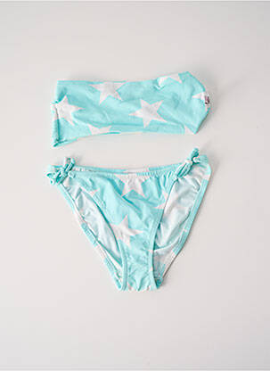 Costum de baie din două piese albastru PRINCESSE ILOU fată