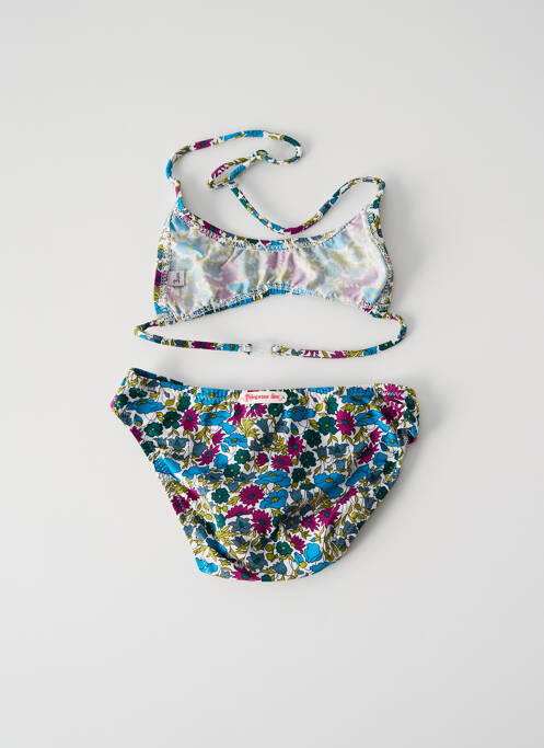 Costum de baie din două piese albastru PRINCESSE ILOU fată