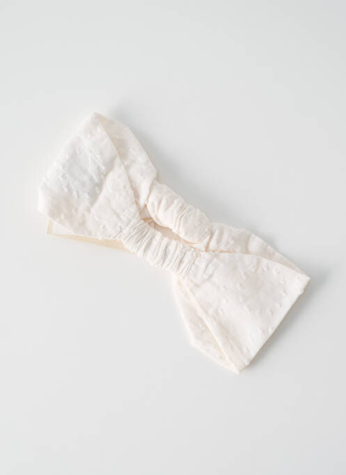 Accesoriu pentru păr bej BUHO fată