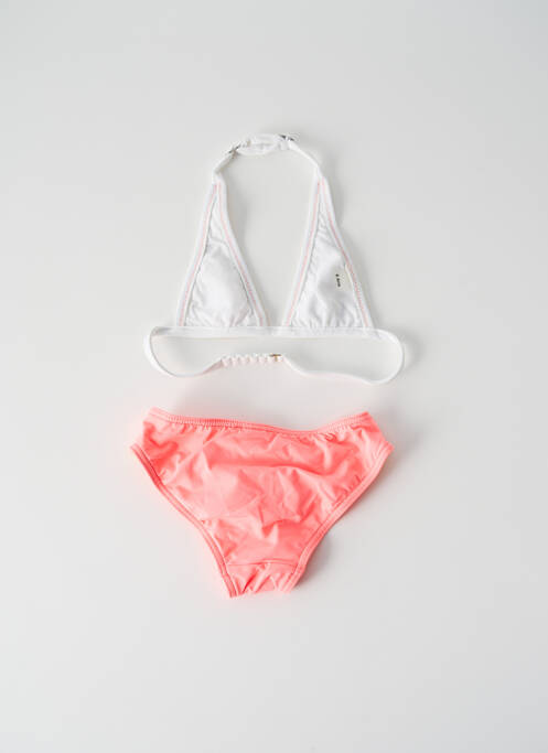 Costum de baie din două piese alb KIWI fată
