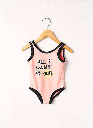 Body de lenjerie portocaliu BUHO fată