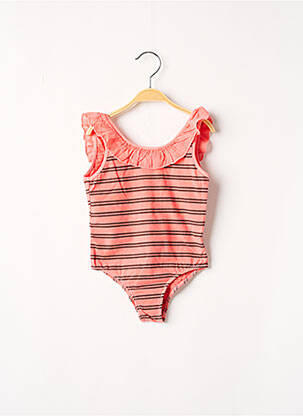 Body de lenjerie portocaliu BUHO fată