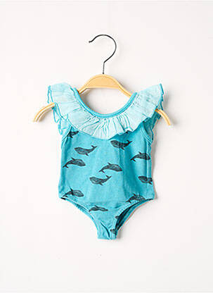 Body de lenjerie albastru BUHO fată