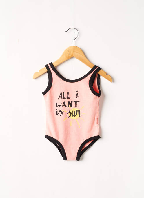 Body de lenjerie portocaliu BUHO fată