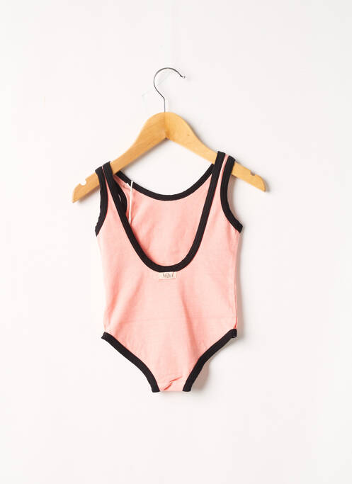 Body de lenjerie portocaliu BUHO fată