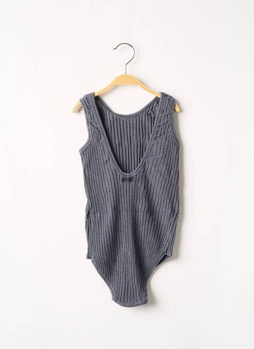 Body de lenjerie guler rotund gri BUHO fille