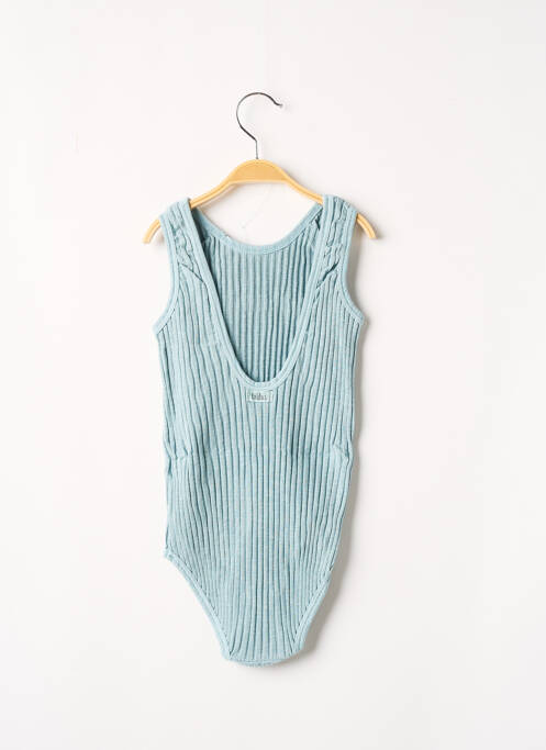 Body de lenjerie albastru BUHO fată