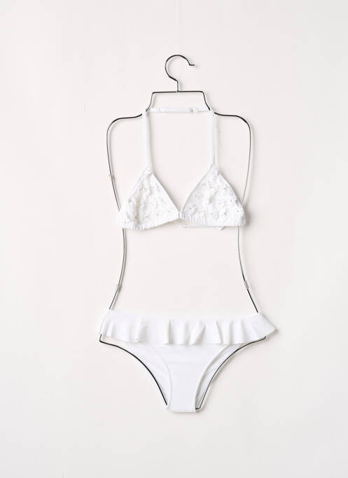 Costum de baie din două piese alb MAYORAL fată