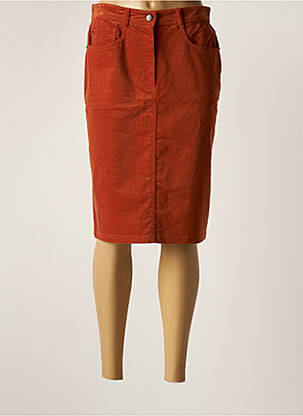 Fustă midi maro GRIFFON femeie