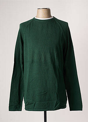 Pulover guler rotund mâneci lungi verde TOM TAILOR bărbat