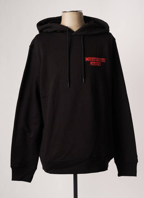 Hanorac cu glugă negru CALVIN KLEIN bărbat