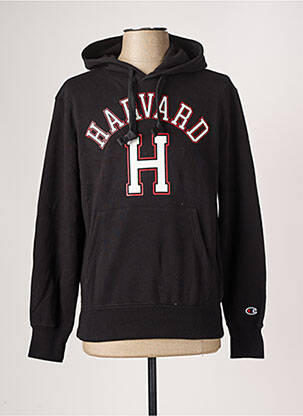 Hanorac cu glugă negru CHAMPION bărbat