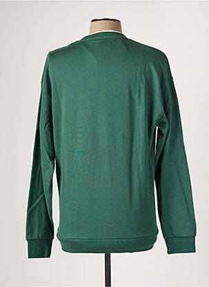 Hanorac serigrafie flockată mâneci lungi verde TOM TAILOR bărbat