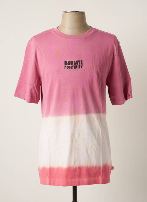 Tricou roz SCOTCH & SODA bărbat