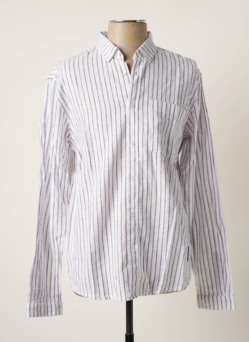 Cămașă cu mâneci lungi alb TOM TAILOR bărbat