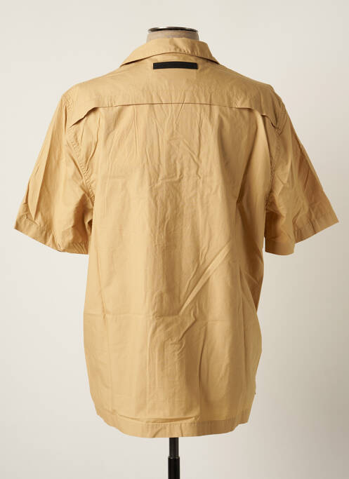 Cămașă cu mâneci scurte bej CALVIN KLEIN bărbat