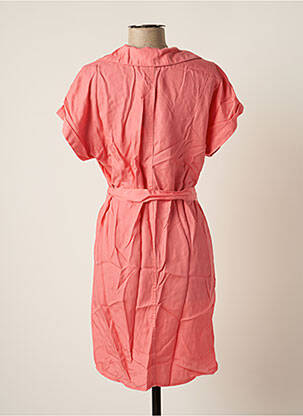 Rochie midi mâneci scurte mâneci scurte roz NOISY MAY femeie