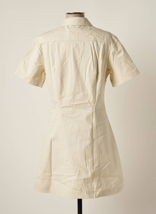 Rochie midi bej CALVIN KLEIN femeie