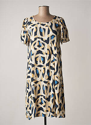 Rochie midi bej SIGNE NATURE femeie