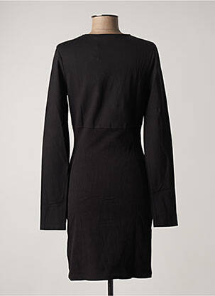 Rochie midi mâneci lungi mâneci lungi negru CALVIN KLEIN femeie