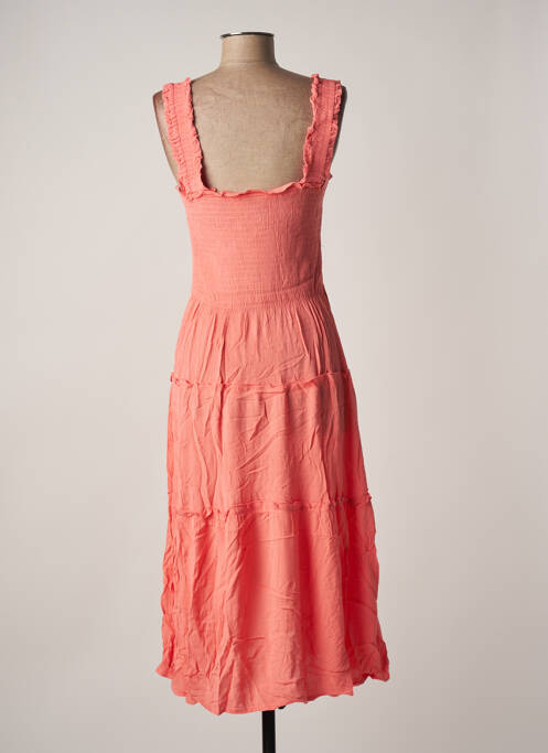 Rochie midi roz VERO MODA femeie