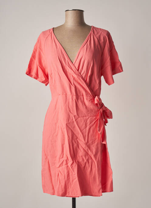 Rochie midi roz VERO MODA femeie