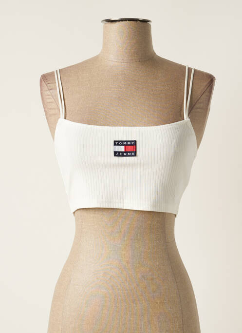 Tricou bej TOMMY HILFIGER femeie