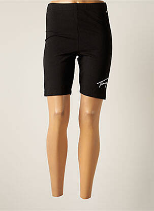 Pantalon de ciclism țesătură jersey talie înaltă negru TOMMY HILFIGER femeie