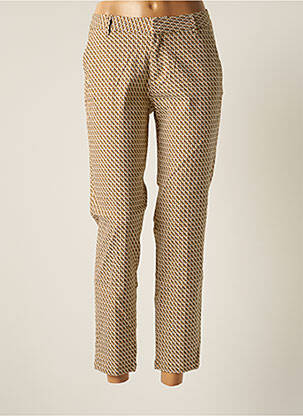 Pantalon 7/8 elasticitate mărime normală bej REIKO femeie