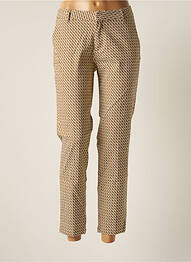 Pantalon 7/8 elasticitate mărime normală bej REIKO femeie