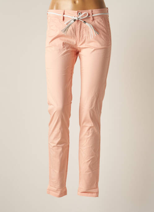 Pantalon chino roz SALSA femeie