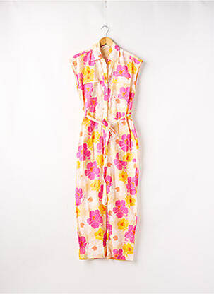 Salopetă-pantalon bej MALOKA femeie