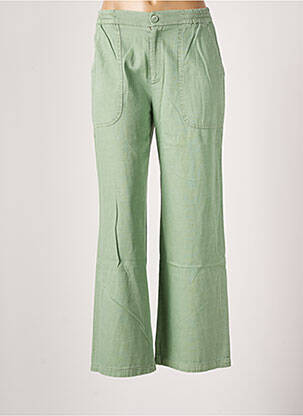 Pantalon larg verde REIKO femeie