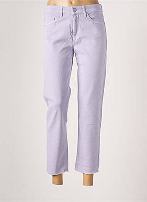 Pantalon 7/8 talie înaltă talie înaltă violet SALSA femeie